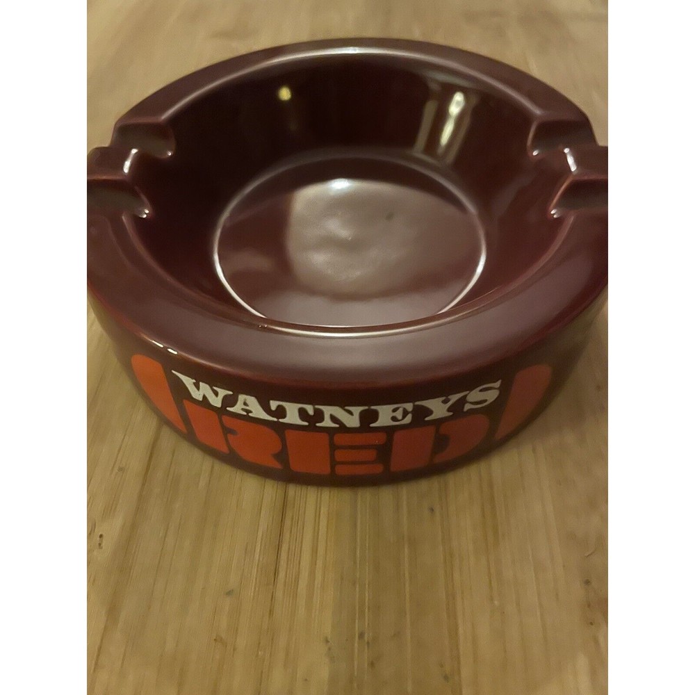 Watney’s Red Beer Ashtray Advertising Made In England Heavy Ceramic